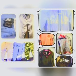 GIRLS MEDIUM bundle 4 hoodies 1 pullover 1 jogger unworn 3 leggings unworn